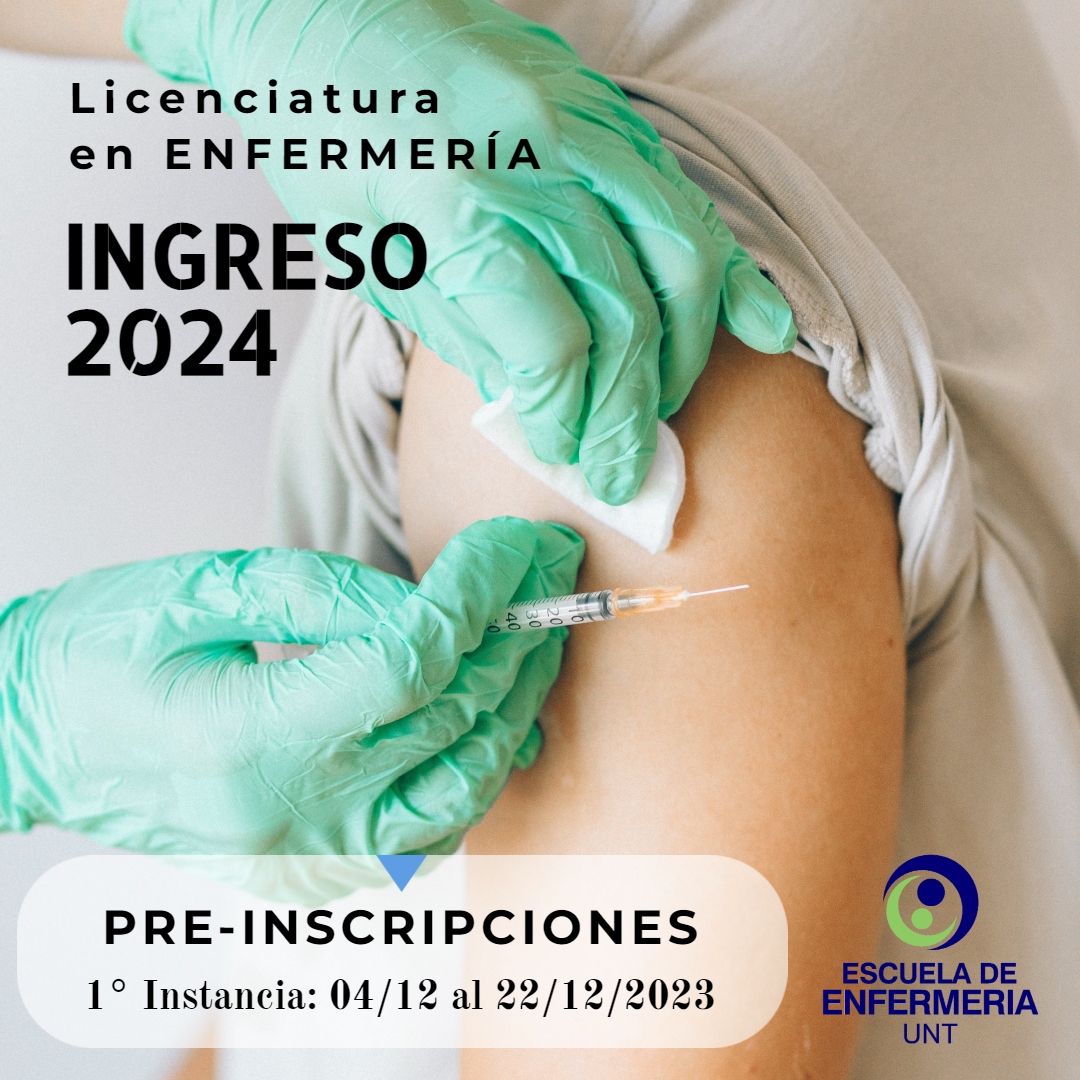 Preinscripción 2025 - Licenciatura en Enfermería